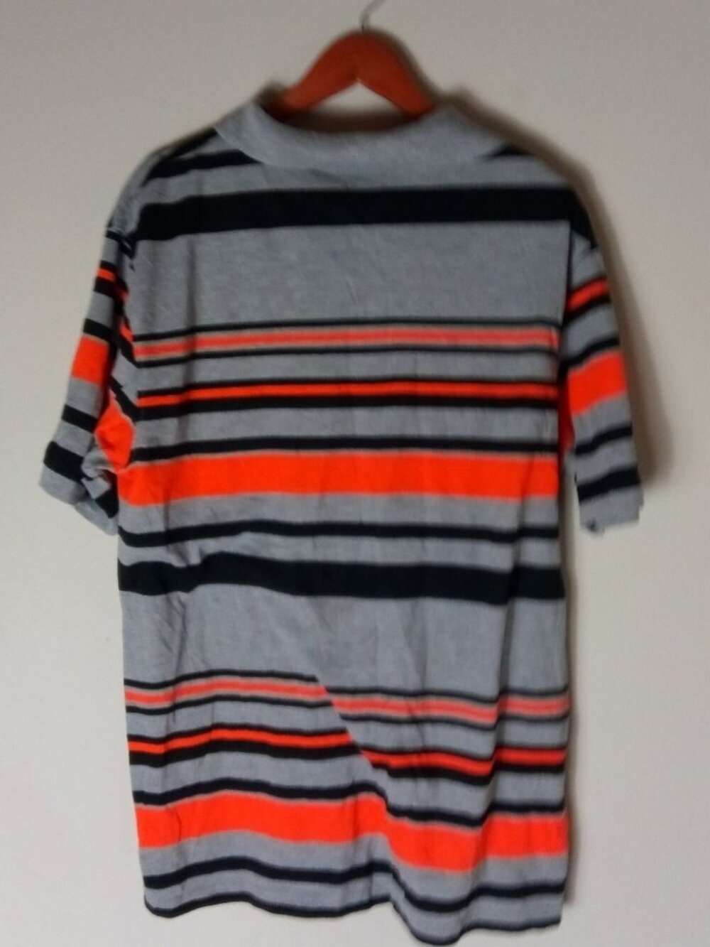 Blac Lacquer XL Polo Orange Black Gray Men's Shirt - Picture 3 of 4